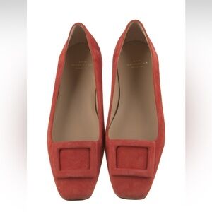 Ann Mashburn buckle flats - size 38